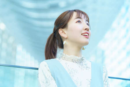 Portrait of asian young woman