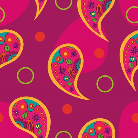 purple ornamentのイラスト素材