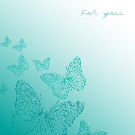 butterfly backgroundのイラスト素材