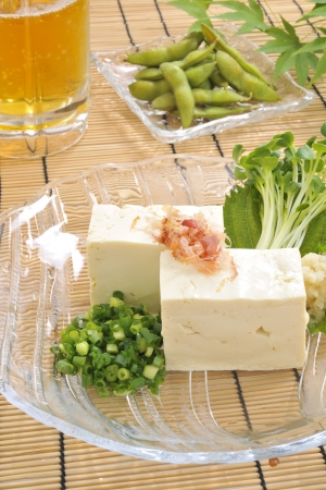 Tofu served coldの写真素材