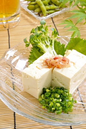 Tofu served coldの写真素材