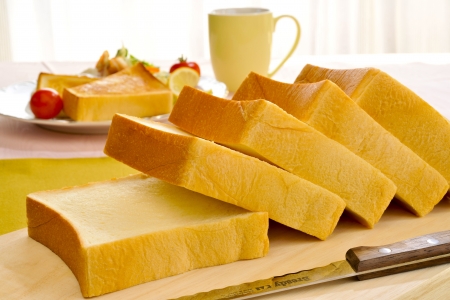 Bread for breakfastの写真素材