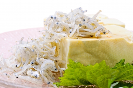 Hiyayakko the Japanese healthy tofu dishの写真素材