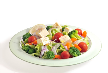 Tofu saladの写真素材