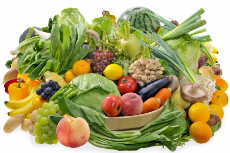 Fruits and vegetablesの写真素材