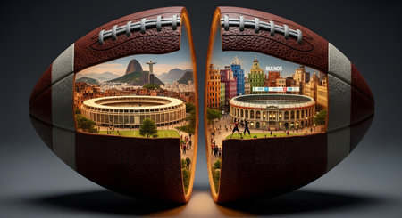 American and Chinese Flag Sailing on Cloudy Sky. 3D Renderingの写真素材