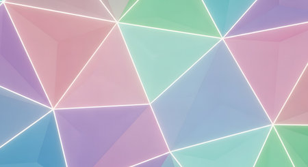 Polygonal background. Triangular pattern with gradient. Design 3d.の写真素材