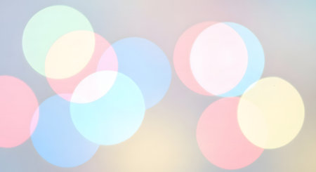 Abstract circular bokeh background, defocused lights, bokeh backgroundの写真素材
