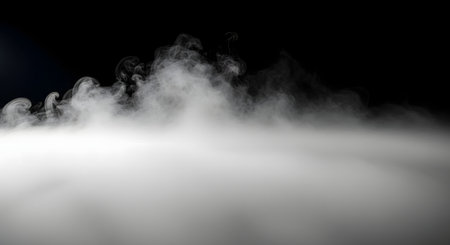 Vector illustration of gold glittering spiral on a dark blue background.の素材