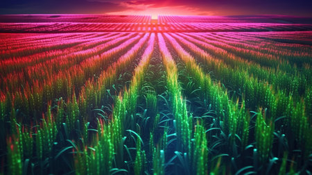 scientific research in the field of biology and chemistry of nature. Generative Aiの素材