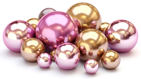 Beautiful christmas concept with christmas balls. Generative Aiの素材