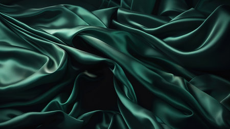 Folded textile texture, chaotic folds, fashion drapery wallpaper. Generative Aiの素材
