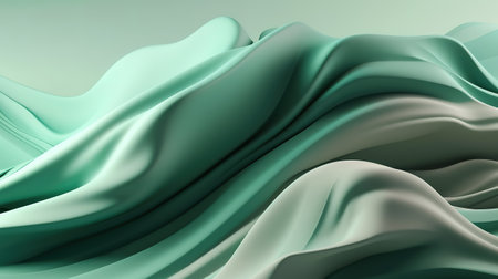 3d render, abstract wallpaper with falling folded textile cloth. Generative Aiの素材