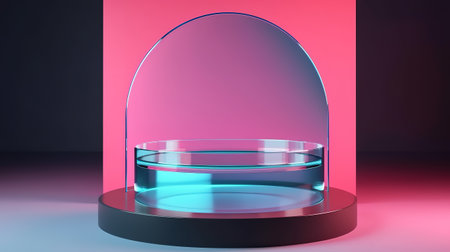 Modern minimal showcase mockup. Generative Aiの素材