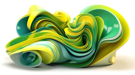 clip art element isolated on white. Creative psychedelic wallpaper. Generative Aiの素材