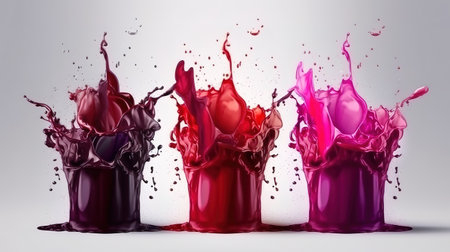 Realistic set with bottle of red wine. Generative Aiの素材