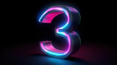 pink blue gradient neon light glowing in the dark. Generative Aiの素材