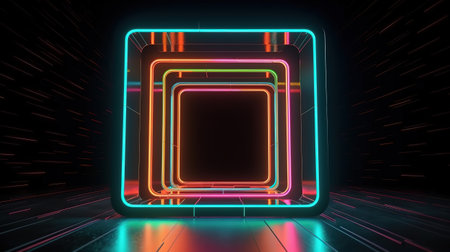Abstract uv ultraviolet light composition. Generative Aiの素材