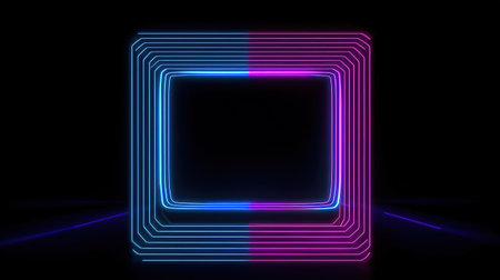 Ultraviolet spectrum. Cyber space. Generative Aiの素材