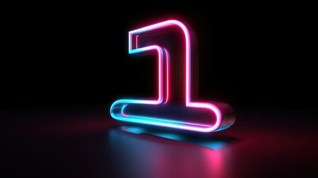 pink blue gradient neon light glowing in the dark, Bright color. Generative Aiの素材