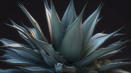 Blue agave plant. Generative Aiの素材