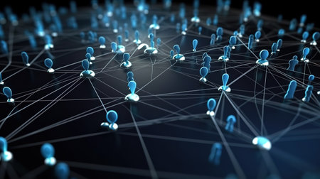 Connection next generation technology and new era of innovation. Generative Aiの素材