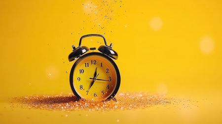 New year eve minimal background concept, Bright color. Generative Aiの素材