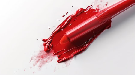 Cosmetics or acrylic stains for decoration and design, Bright color. Generative Aiの素材