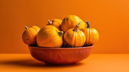 Display of pumpkins, gourds etc for halloween in a garden centre. Generative Aiの素材