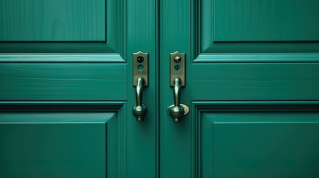 Iron door close up background. Generative aiの素材