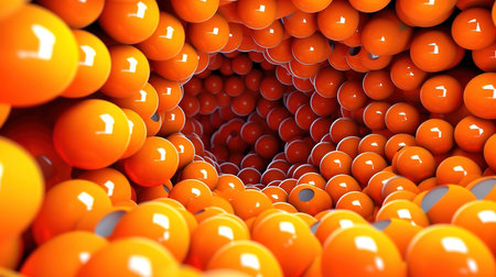 Colorful realistic science background. Generative aiの素材