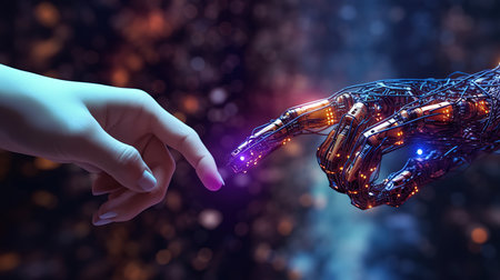 Artificial intelligence technology concept. Generative Aiの素材