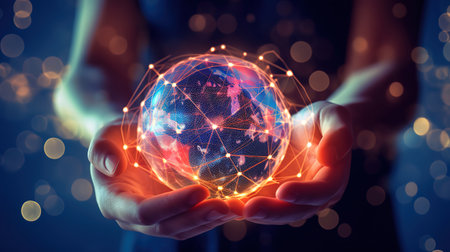 Internet of things and intelligence technology. Generative Aiの素材