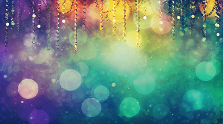 Background with colorful lights. Generative AIの素材
