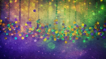 Colorful bokeh background. Generative AIの素材