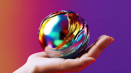 mannequin hand holding ballの素材