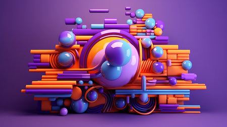 Abstract purple background gradient transitionの素材