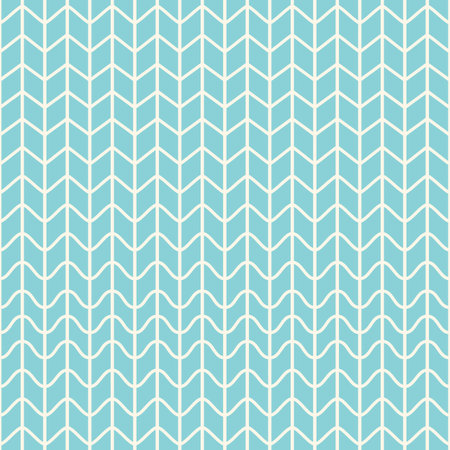 geometric grid of curved and straight cream-colored waves on a turquoise backgroundのイラスト素材