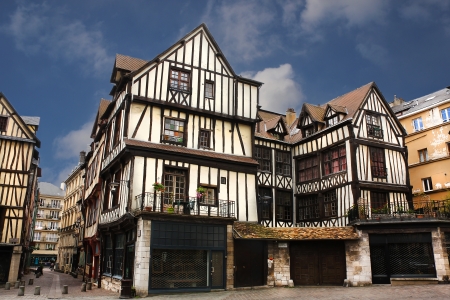 Half-timbered houses of Rouenのeditorial素材