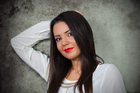 Young gorgeous girl portraitの写真素材