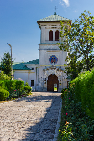 Beautiful romanian orthodox monastery close to Targoviste city and not so far from Bucharest, romanian capitalの写真素材