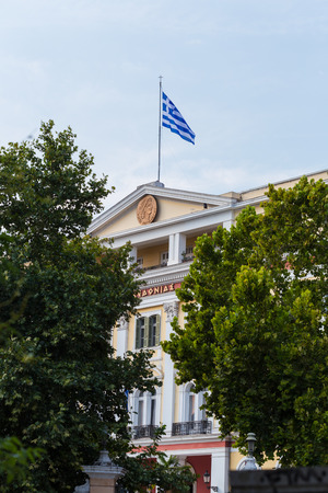 Thessaloniki, Greece - August 7, 2017. County Government building of the old greek town Thessalonikiのeditorial素材
