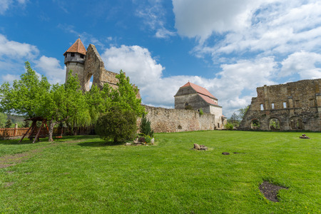 Cistercian order monastery abandoned in Carta, Sibiu county, in Romaniaの写真素材