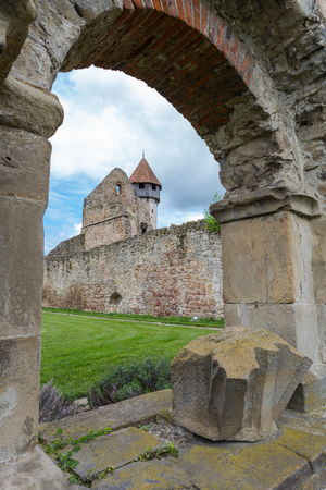 Cistercian order monastery abandoned in Carta, Sibiu county, in Romaniaの写真素材