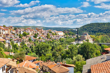 Veliko Tarnovo, touristic city in Bulgariaの写真素材