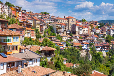 Veliko Tarnovo, touristic city in Bulgariaの写真素材