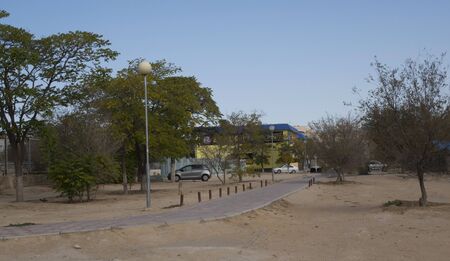Walk in Aktau, Kazakhstanの写真素材
