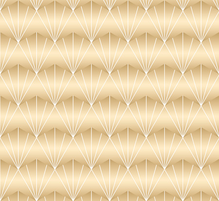 Gold geometric pattern vector. Oriental background. Line elements in gradient color.のイラスト素材