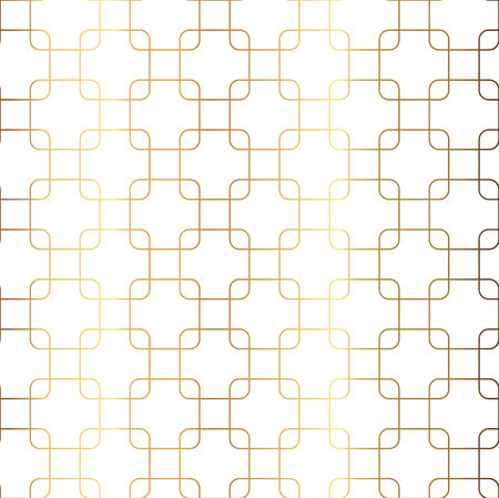 Gold line pattern vector. Geometric background. Oriental style.のイラスト素材