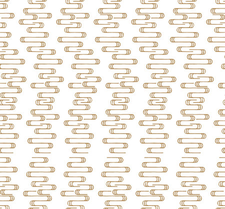 Wave Japanese pattern seamless. Gold background vector.のイラスト素材